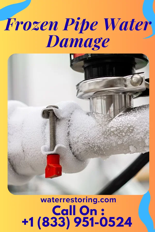 Frozen Pipe Water Damage in Sandy Hook, MD